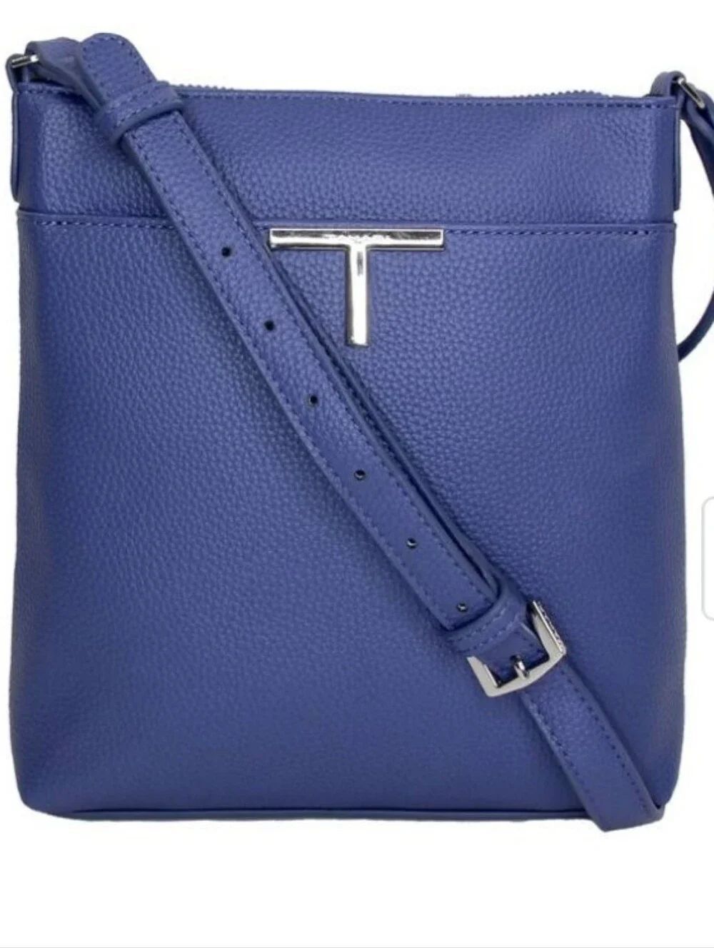 🆕️👜Tahari Pebbled Canal Cross Body Bag With Multiple Pockets, Dusk